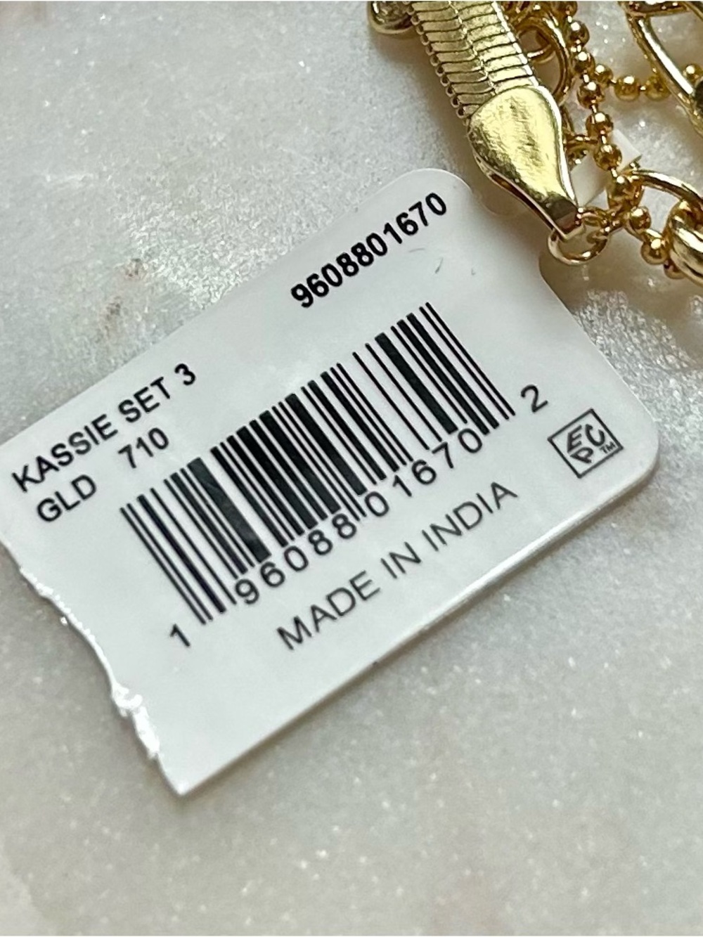 Kendra Scott “Kassie” Set of 3 Chain Bracelets in Gold - Picture 5 of 7